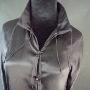 Giorgio Armani Silk Buttoned & Tied (Sz 38)